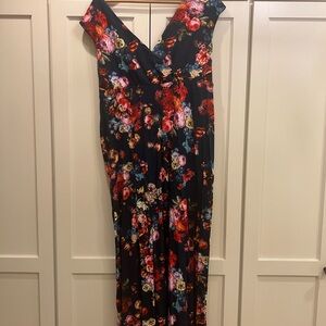 Tiffany Rose Maternity Floral V-Neck Maxi Dress